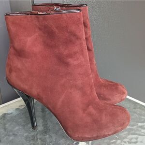 Jean Michel Cazabat Suede Booties